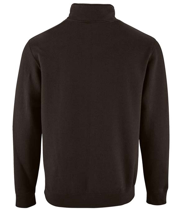 SOL&#39;S Stan Contrast Zip Neck Sweatshirt